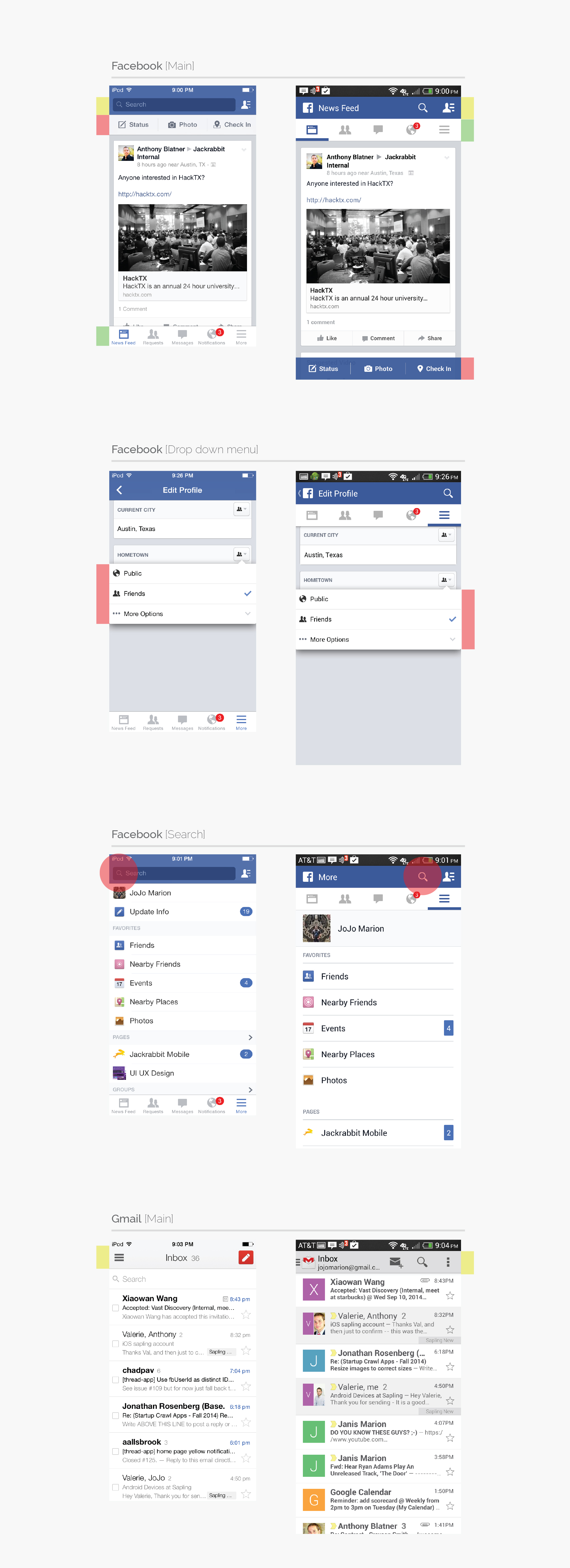 Mobile App Design IOS Vs Android Jackrabbit