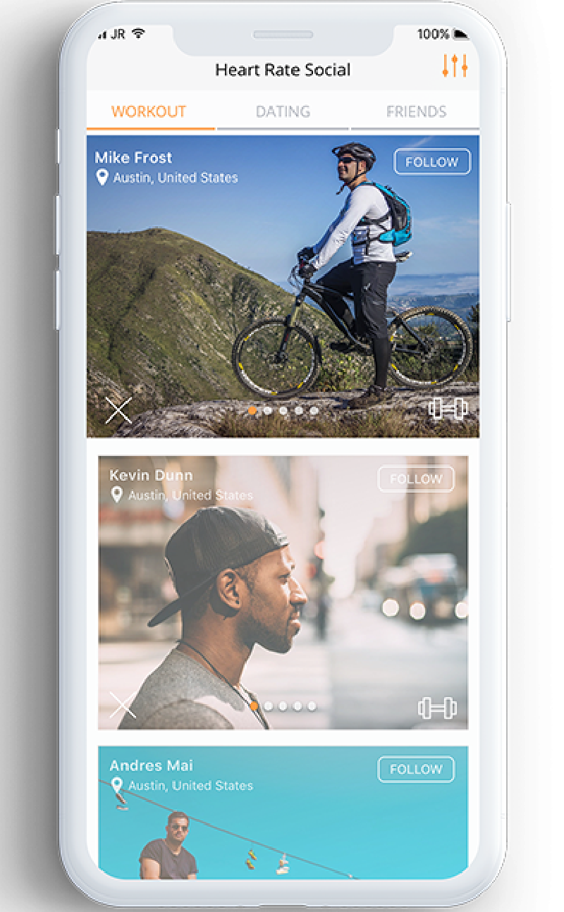 Heart Rate Social Social Platform Connecting Active People