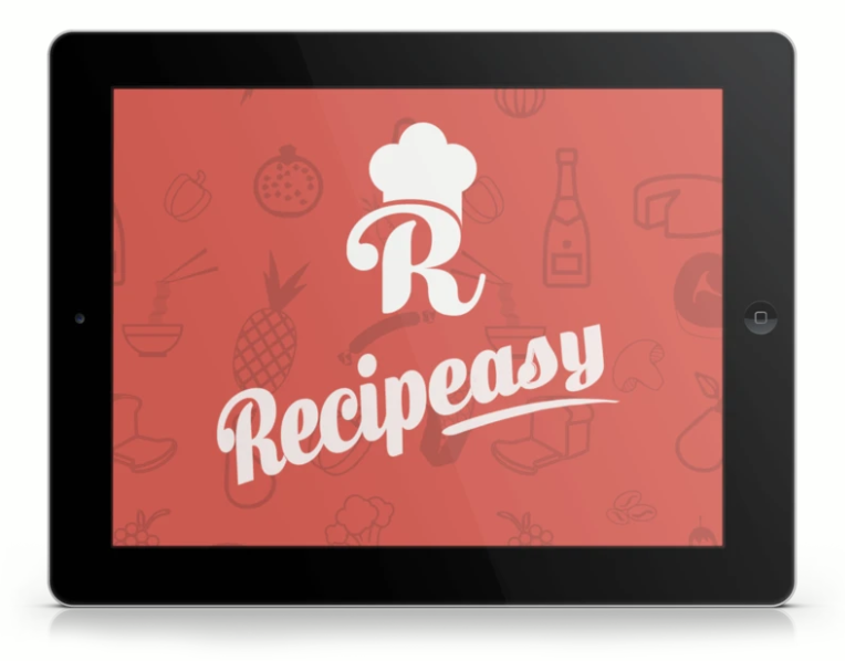 Recipeasy Logo on iPad
