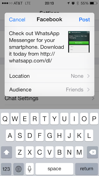 WhatsApp - Tell a Friend - Facebook