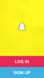 log in snap