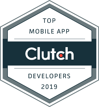Awarded Top Mobile App Developers 2019 by Clutch.Co