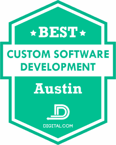 Best Custom Software Development Austin Texas Award from Digital Dot Com