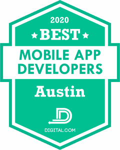 Best Mobile Application Developers in Austin Award from Digital.Com