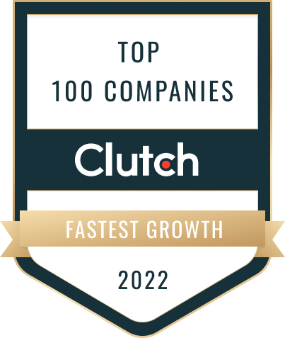 Top 100 Companies for Fastest Growth in 2022 On Clutch Award