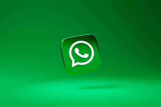 a 3-d rendering of the WhatsApp logo