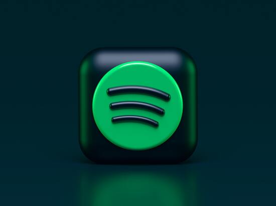 a 3-d rendering of the Spotify Logo